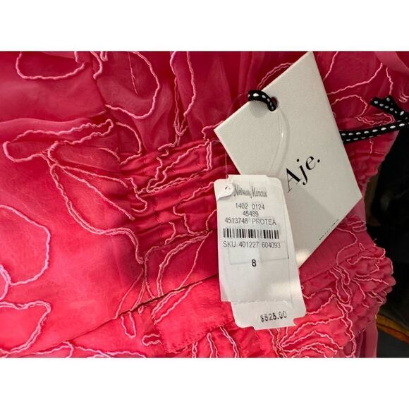 AJE Evangeline Cornelli Mini Dress pink AU8/US4 - Picture 11 of 11